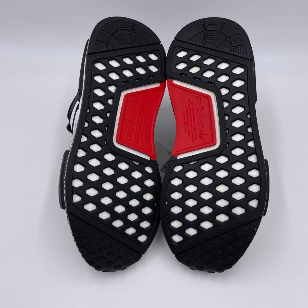 Adidas NMD R1 Black / White Womens Shoes - Picture 6 of 8